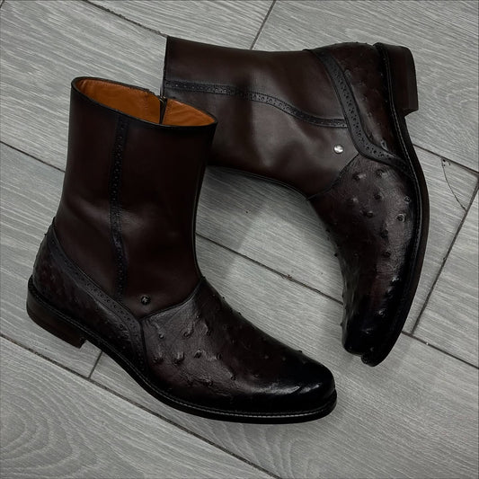 Handmade Leather Cowboy Boots
