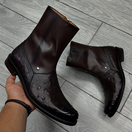 Handmade Leather Cowboy Boots