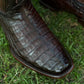 Men's Crocodile Leather Braided Cowboy Boots