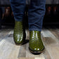 Men's Crocodile Pointed Toe Cowboy Boots