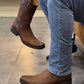 Classic House Square Toe Western Cowboy Boots