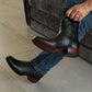 Black Classic Leather Cowboy Boots