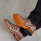 Men's Woven Square Toe Ankle Boots