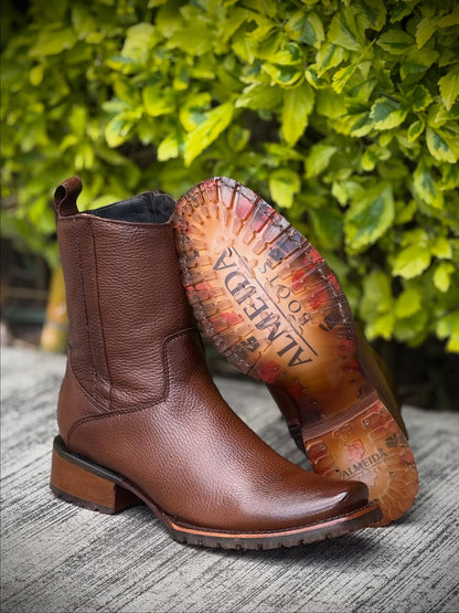 Men's Narrow Square Toe Western Cowboy Boots