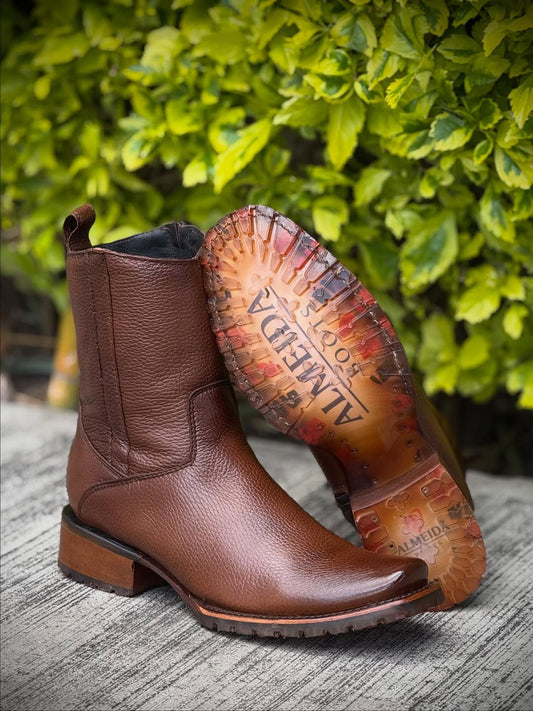 Men's Narrow Square Toe Western Cowboy Boots