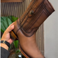Men's Brown Pointed Toe Western Cowboy Boots