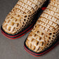 Desert Two-Tone Caiman Neck Boots