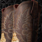 Desert Two-Tone Caiman Neck Boots