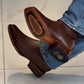 Men's Narrow Square Toe Classic Ankle Boots