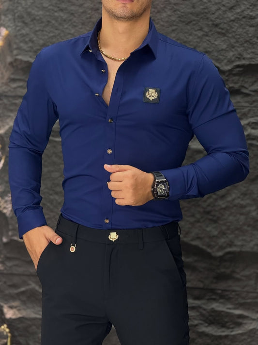 Men's Long Sleeve Business Shirt