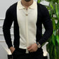 Men's Lapel Pullover Knitted Top