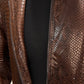 Men's Python Leather Jacket
