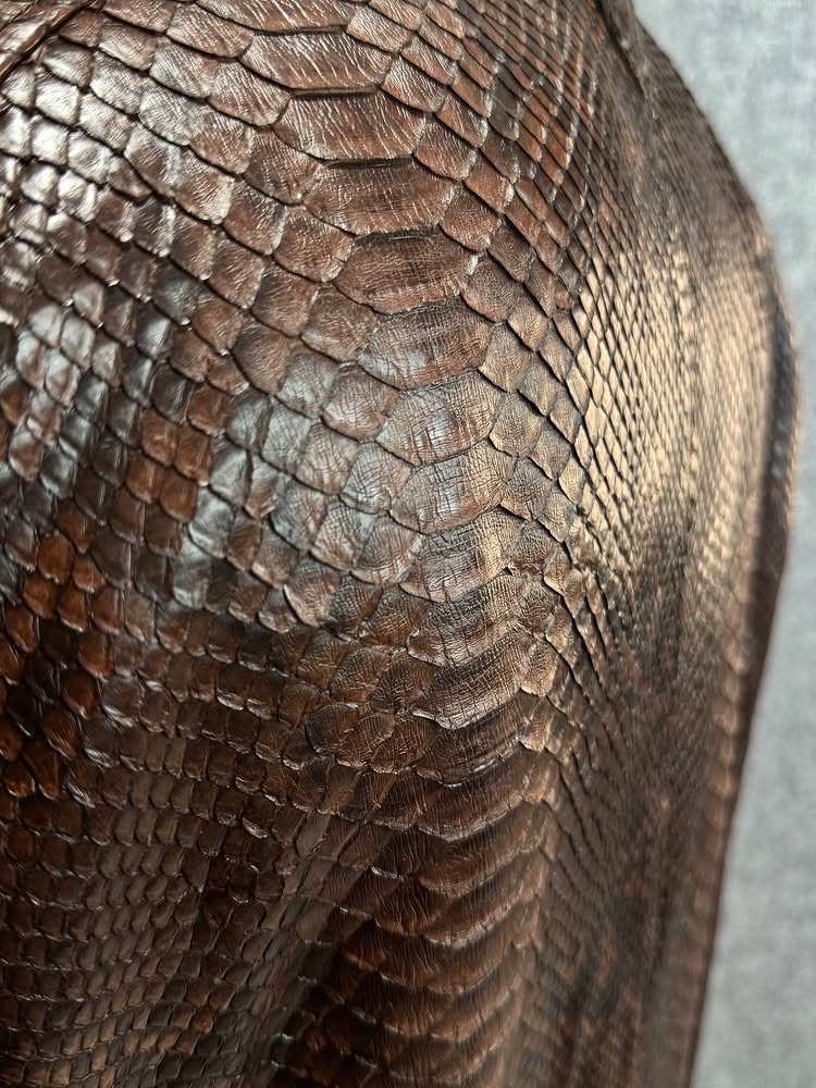 Men's Python Leather Jacket