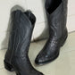 Men's Black Alligator Leather Cowboy Boots