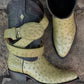 Men's Olive Green Western Cowboy Boots