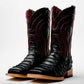 New Black Jumbo Python Boots