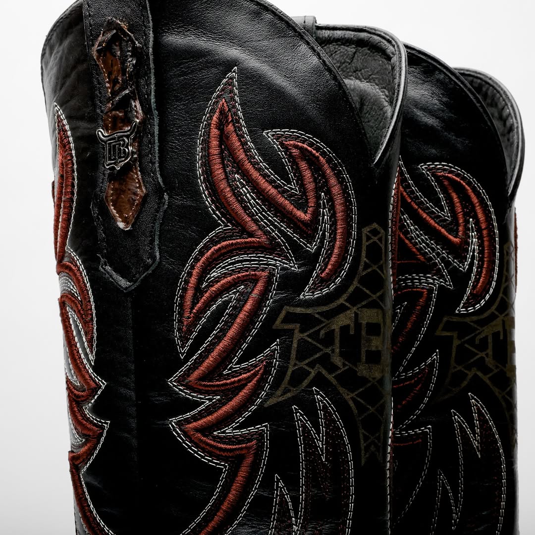 Chocolate Brown Jumbo Pirarucu Boots