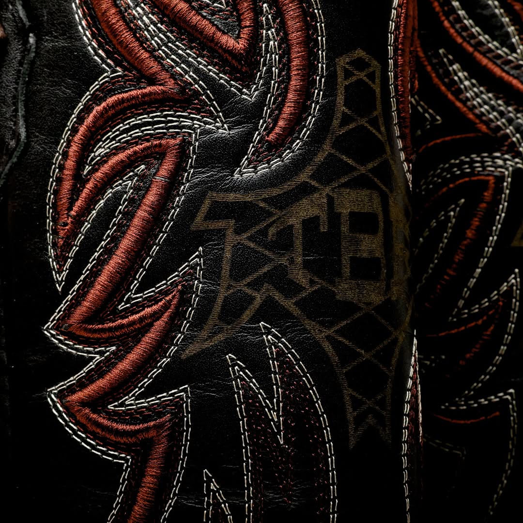 Chocolate Brown Jumbo Pirarucu Boots