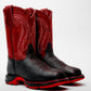 New Black/Red Python Boots