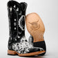 Men's Square Toe Genuine Cowhide Boots