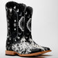 Men's Square Toe Genuine Cowhide Boots