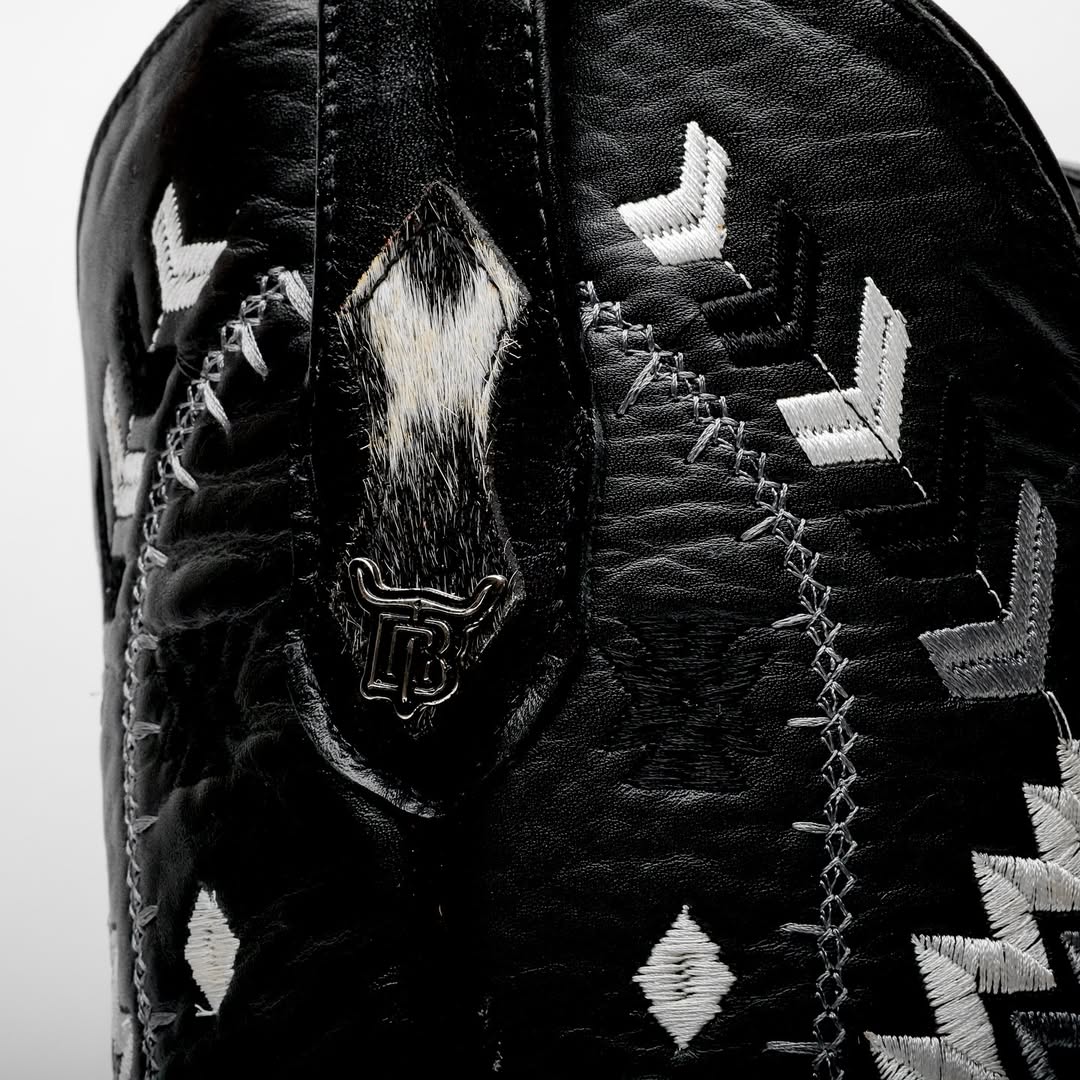 Men's Square Toe Genuine Cowhide Boots