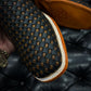 Men's Chocolate Woven Ankle Boots