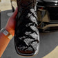 Men's Matte Black Western Cowboy Boots