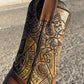 Brown Poker Western Cowboy Boots