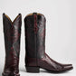 Black Cherry Pointed Toe Western Cowboy Boots