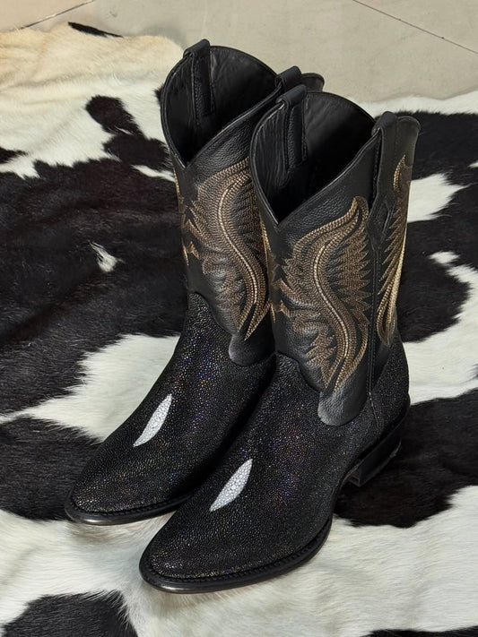 Men's Oval Stingray Cowboy Boots