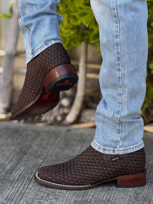 Men's Woven Ankle Boots