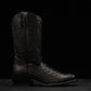 Black Caiman Crocodile Leather Toe Boots