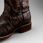 Men's Square-toe Crocodile Leather Cowboy Boots
