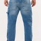 Men's Relaxed Fit Cargo Denim Jeans