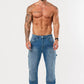 Men's Relaxed Fit Cargo Denim Jeans