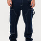Men's Relaxed Fit Cargo Denim Jeans