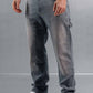 Men's Relaxed Fit Cargo Denim Jeans