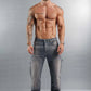 Men's Relaxed Fit Cargo Denim Jeans