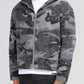Vintage Flooded  Zip Hoodie Jacket