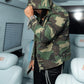 Vintage Flooded  Zip Hoodie Jacket