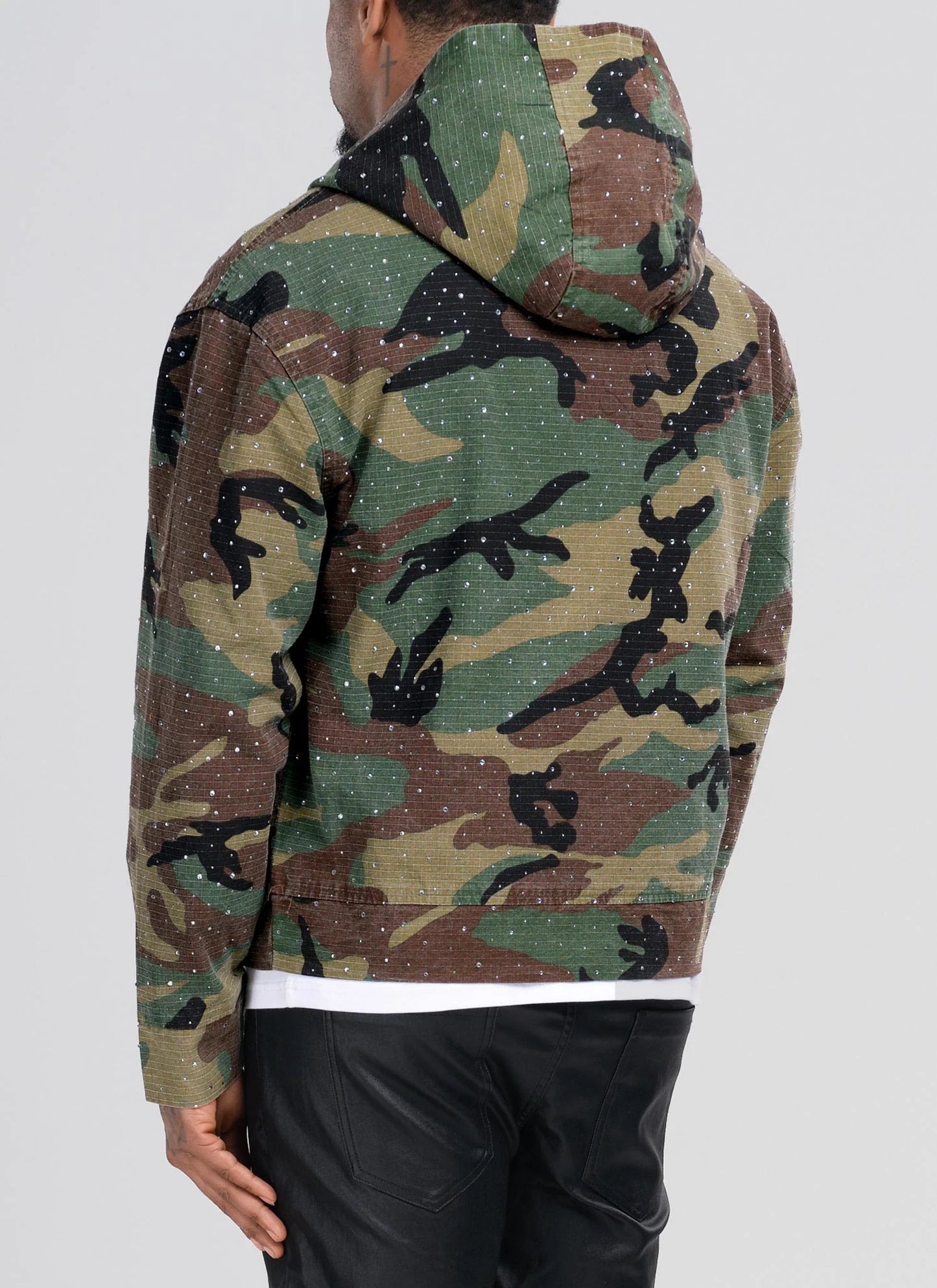 Vintage Flooded  Zip Hoodie Jacket