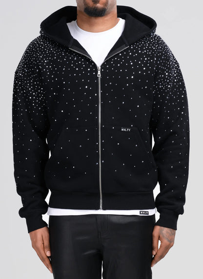 Vintage Flooded  Zip Hoodie Jacket