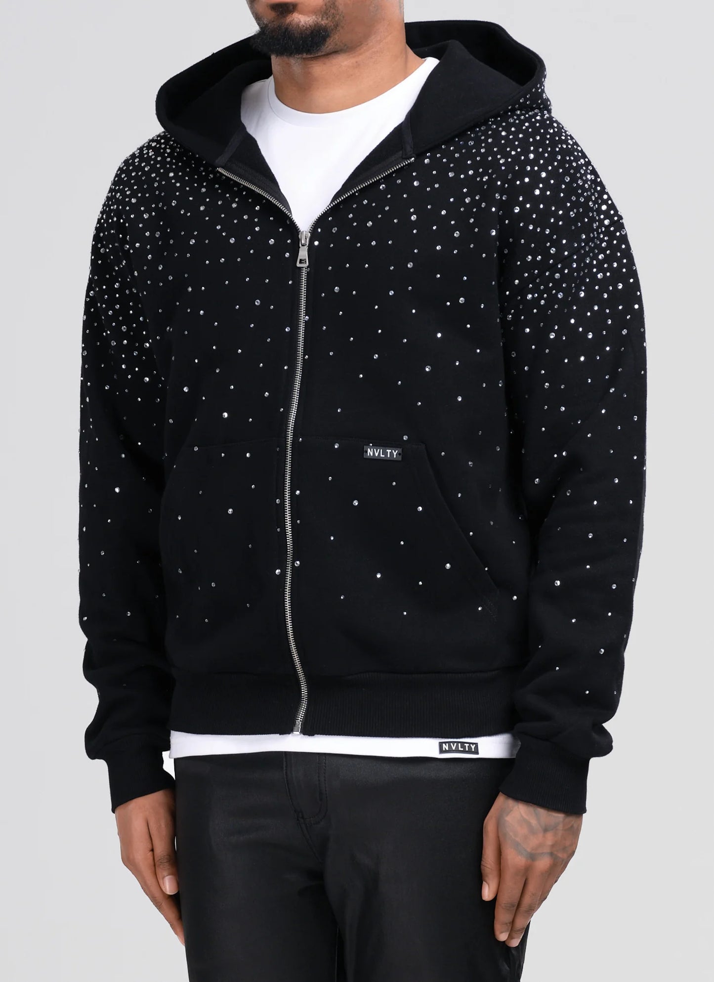 Vintage Flooded  Zip Hoodie Jacket