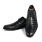 Handcrafted Crocodile Leather Men's Dress Shoes