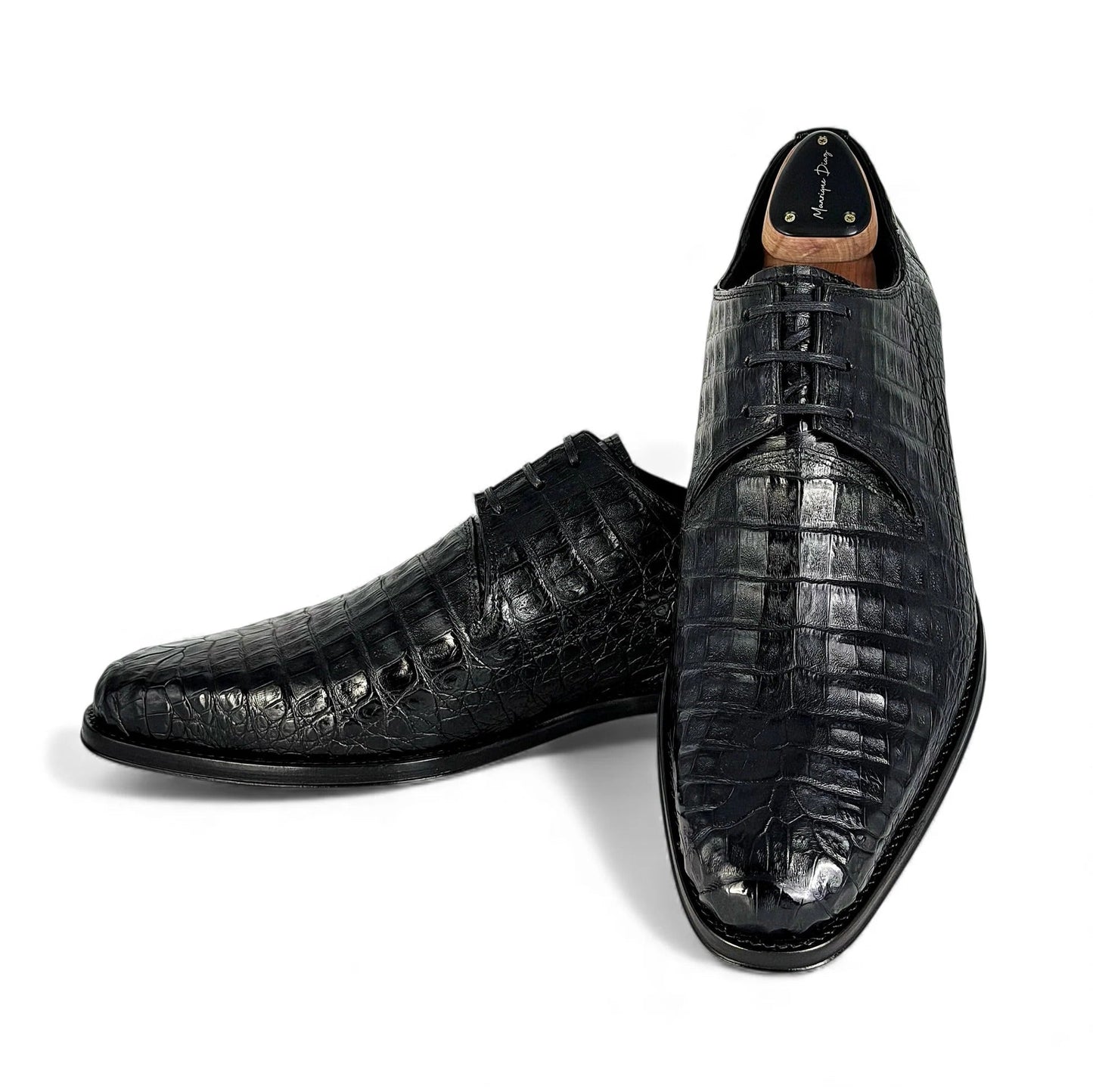 Handcrafted Crocodile Leather Men's Dress Shoes