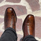 Men's Premium Handcrafted Python Snakeskin Western Cowboy Boots