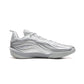 Men's Silver Metallic Stylish Wave Pattern Basketball Shoes