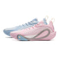 Men's Pink Blue Contrast Basketball Shoes