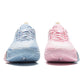 Men's Pink Blue Contrast Basketball Shoes